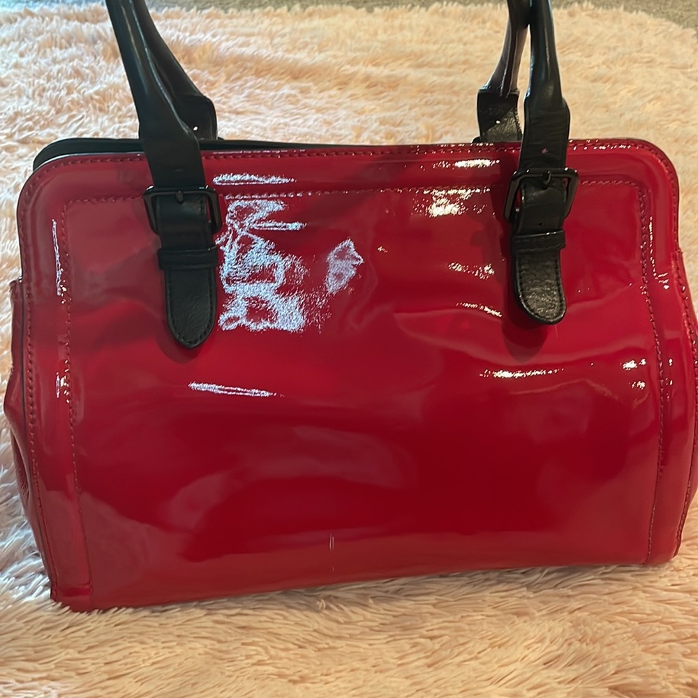 Kate Spade NY Red Patent Leather tote bag - Picture 4 of 15